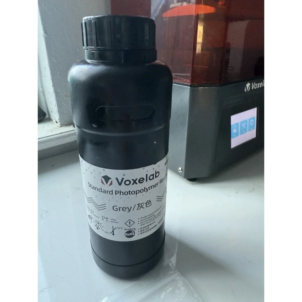 Voxelab Grey Resin 3D Printer with Photopolymer Resin‎